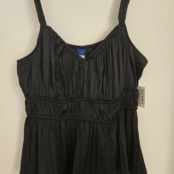 Old Navy Black Satin Camisole Top - Picture 3 of 5